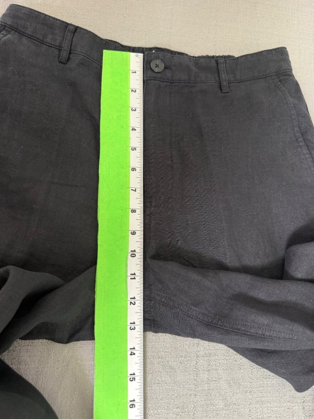 Madewell The Tall Zoe Relaxed Straight Pant 100% Linen Tall Summer Staple Sz6 - Picture 11 of 16
